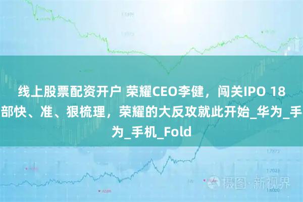 线上股票配资开户 荣耀CEO李健，闯关IPO 180天！内部快、准、狠梳理，荣耀的大反攻就此开始_华为_手机_Fold